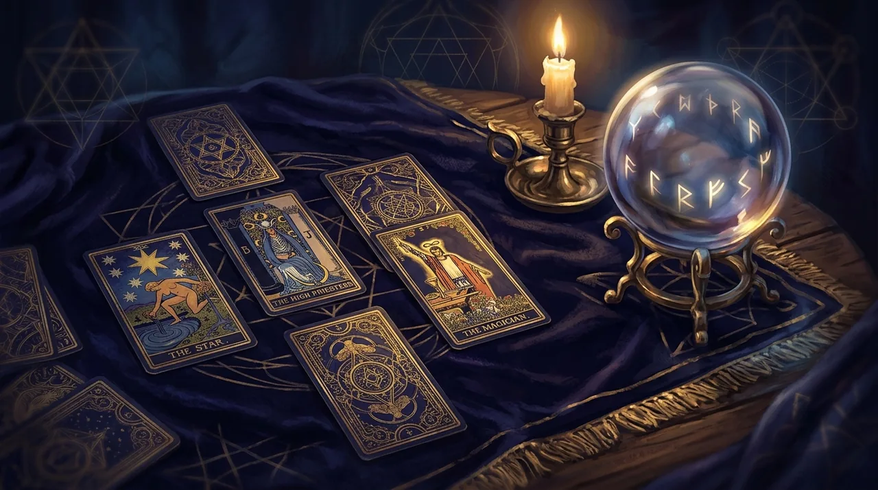 Wie finde ich ein echtes Online-Medium für Tarot und Runen?