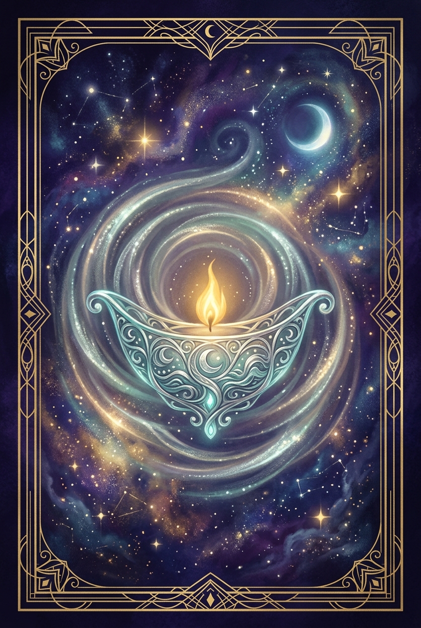 Card 2 — Silent Bearing (Cards of New Times, deck 3-6-9)