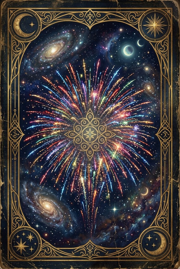 Karta 25 — Manifestacja Radości (Karty Nowych Czasów, talia 3-6-9)