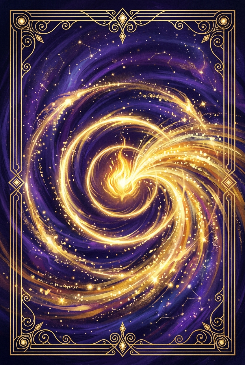 Card 3 — First Fullness (Cards of New Times, deck 3-6-9)