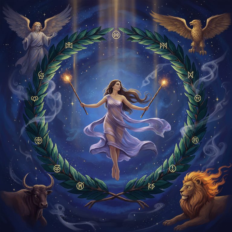 Karta tarota Świat (The World) — Wielkie Arkana 21