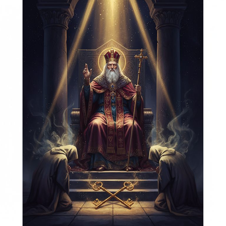 Karta tarota Arcykapłan (Hierofant) (The Hierophant) — Wielkie Arkana 5