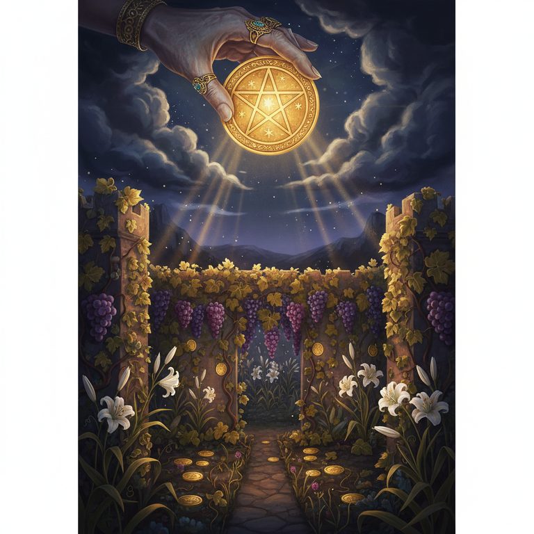 Karta tarota As Monet — Małe Arkana