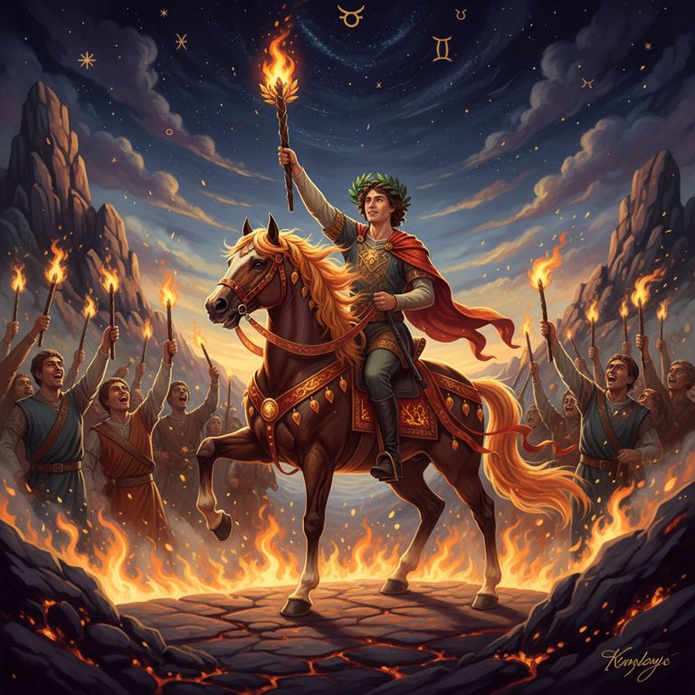Karta tarota Szóstka Buław — Małe Arkana
