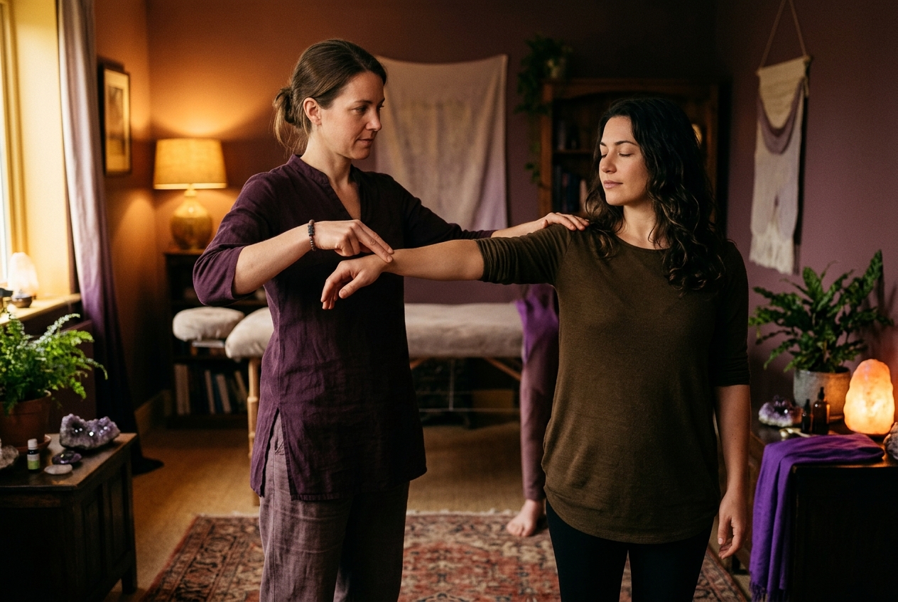 Kinesiology test — body examination